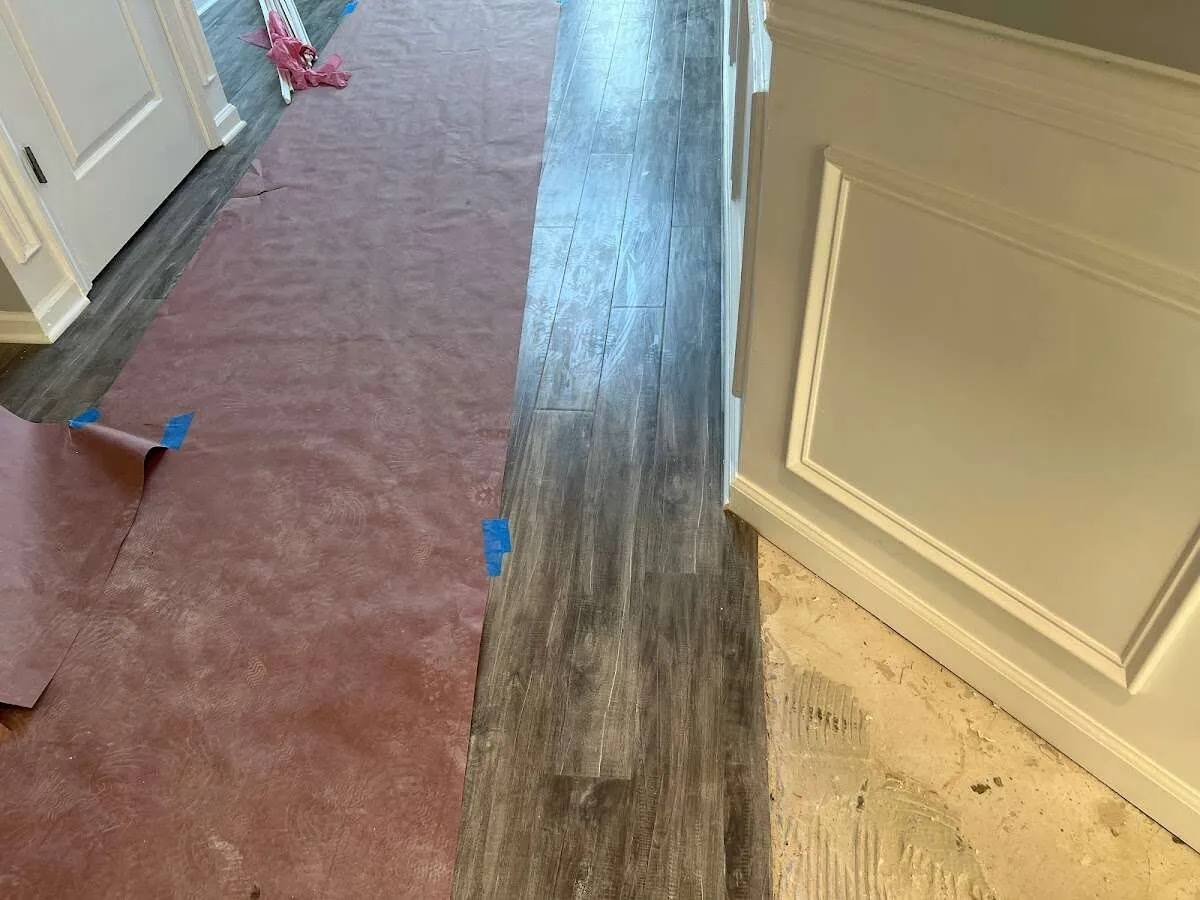 Completed marble shower restoration in Jasper